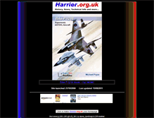 Tablet Screenshot of harrier.org.uk